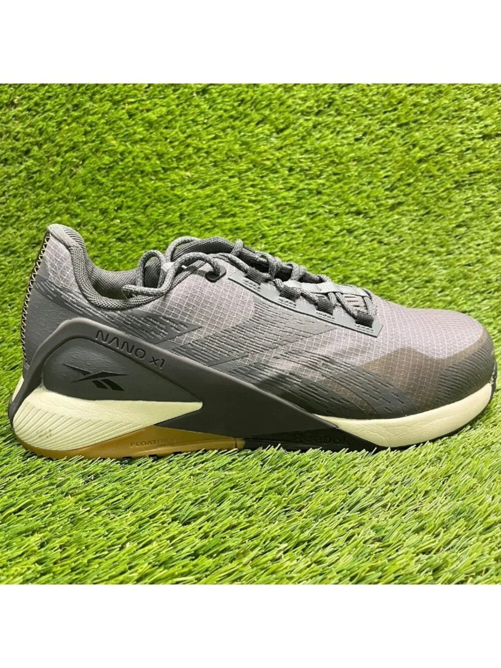 Reebok Nano X1 Adventure Mens Size 11 Gray Composite Safety Toe Work Shoes